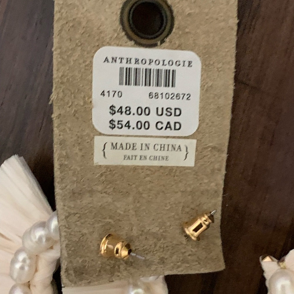 Anthropologie goddess dressing Ruffle Shell Hoop - Picture 5 of 10